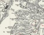 Extract from map of Plymouth, showing the Oreston Breakwater