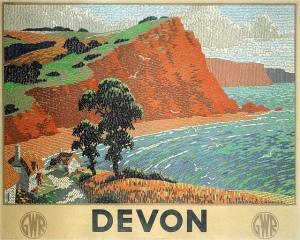 GWR Devon poster, Lampitt, 1936 from Flickr, Creative Commons Kitchener.Lord https://www.flickr.com/photos/27862259@N02/